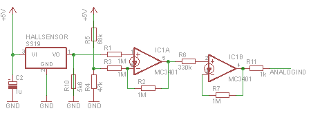 Sensor with amplifier circuit